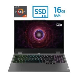Lenovo LOQ 15AHP10 – AMD Ryzen 5 220 – 16GB – 512GB – RTX 5050