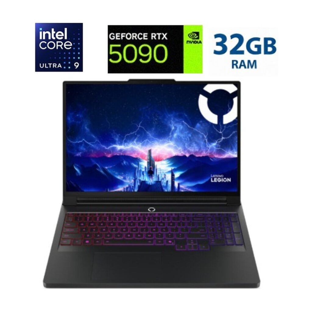 Lenovo Legion Pro 7 – Ultra 9 275HX – WQXGA OLED – 16″ – 32GB – 2TB – RTX 5090 – Eclipse Black