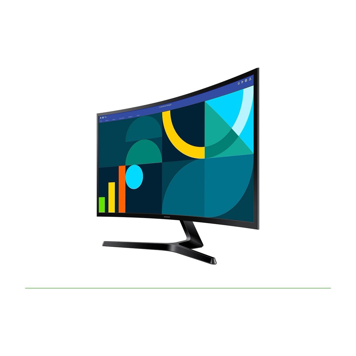 MONITOR CURVO LED 24" SAMSUNG S3 S36GD 4MS - 100HZ - 1920X1080