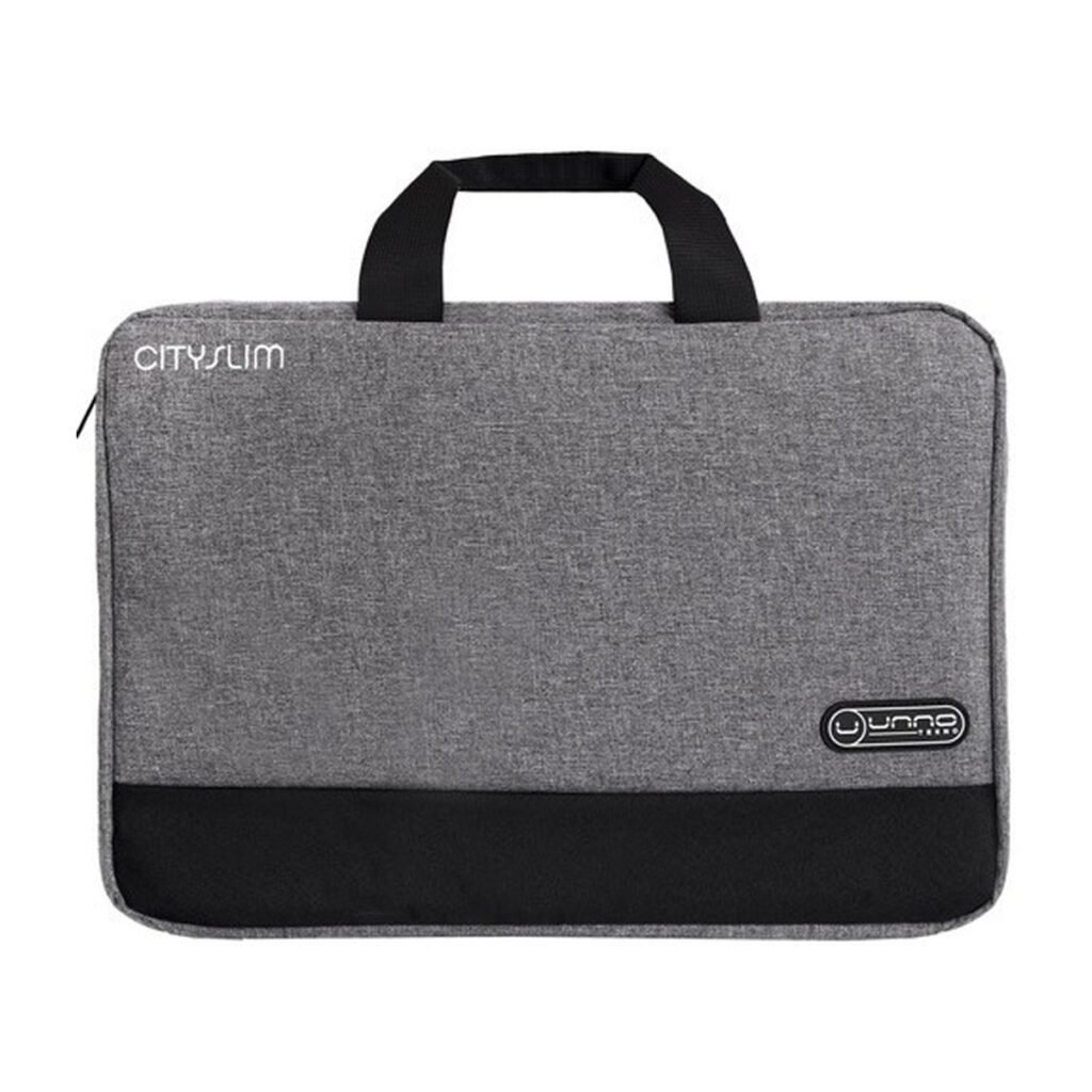 Unno Maletín para Laptop Tekno City Slim – Gris – 15.6» – BG2712GY