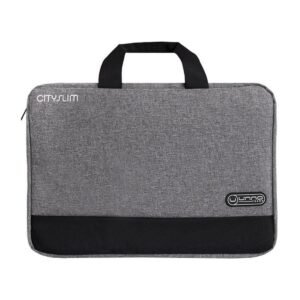 Unno Maletín para Laptop Tekno City Slim – Gris – 15.6» – BG2712GY