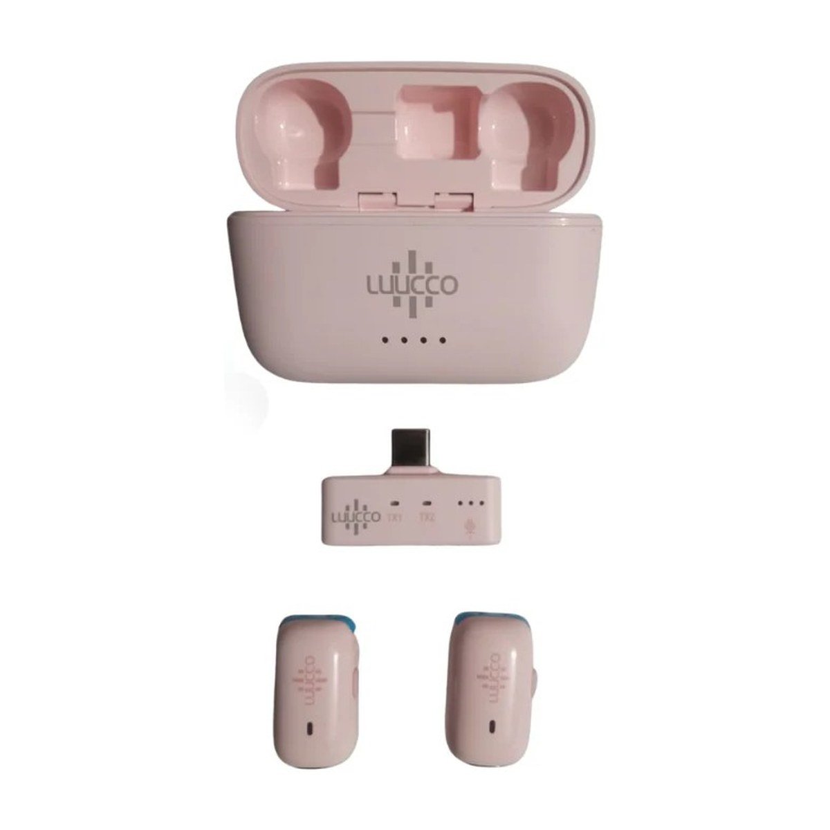 MICROFONO LUUCCO MINIPODS K1 – USB-C – ROSADO