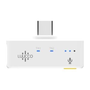 MICROFONO LUUCCO MINIPODS K2 – USB-C – BLANCO