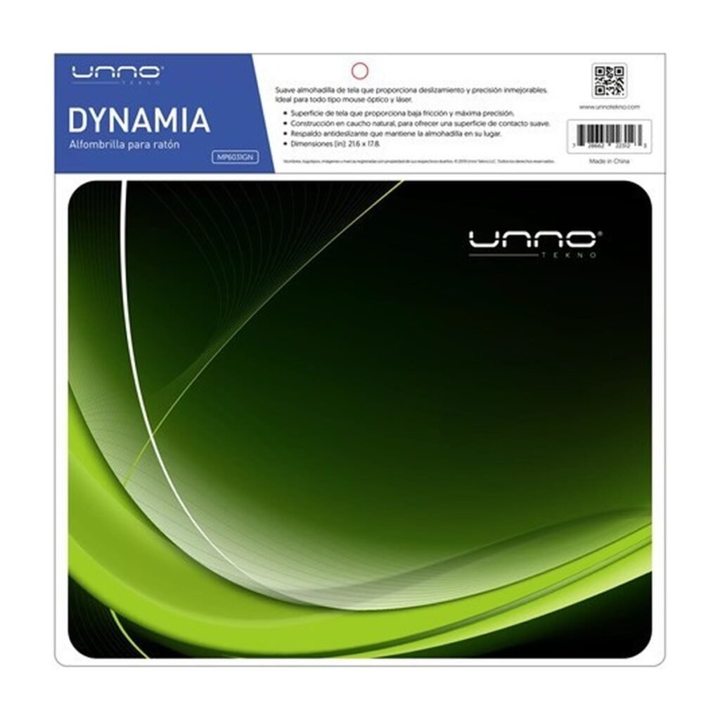 Mousepad Unno Tekno Dynamia Verde