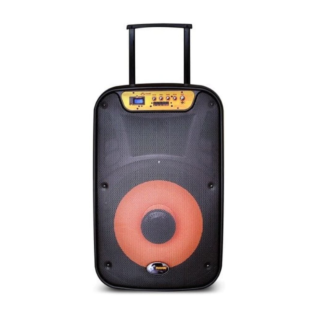 PARLANTE MOONKI WAIKIKI RGB – NEGRO CON TRIPODE