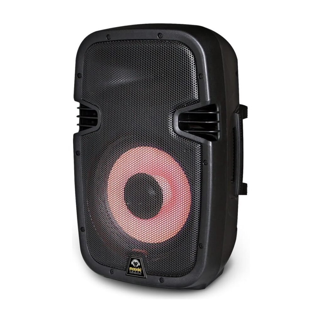 PARLANTE MOONKI ARUBA – BLUETOOTH – 1 MICROFONO – NEGRO