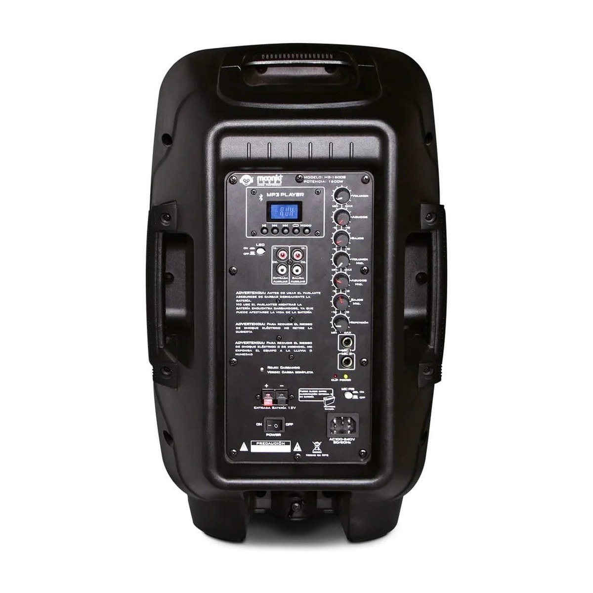 PARLANTE MOONKI ARUBA – BLUETOOTH – 1 MICROFONO – NEGRO