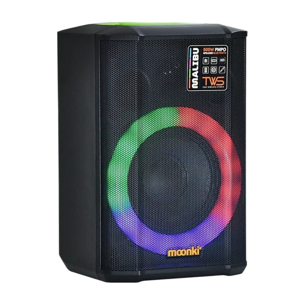 PARLANTE MOONKI MALIBU – BLUETOOTH – RGB – NEGRO VERDE