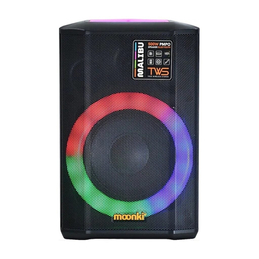 PARLANTE MOONKI MALIBU – BLUETOOTH – RGB – NEGRO ROSA