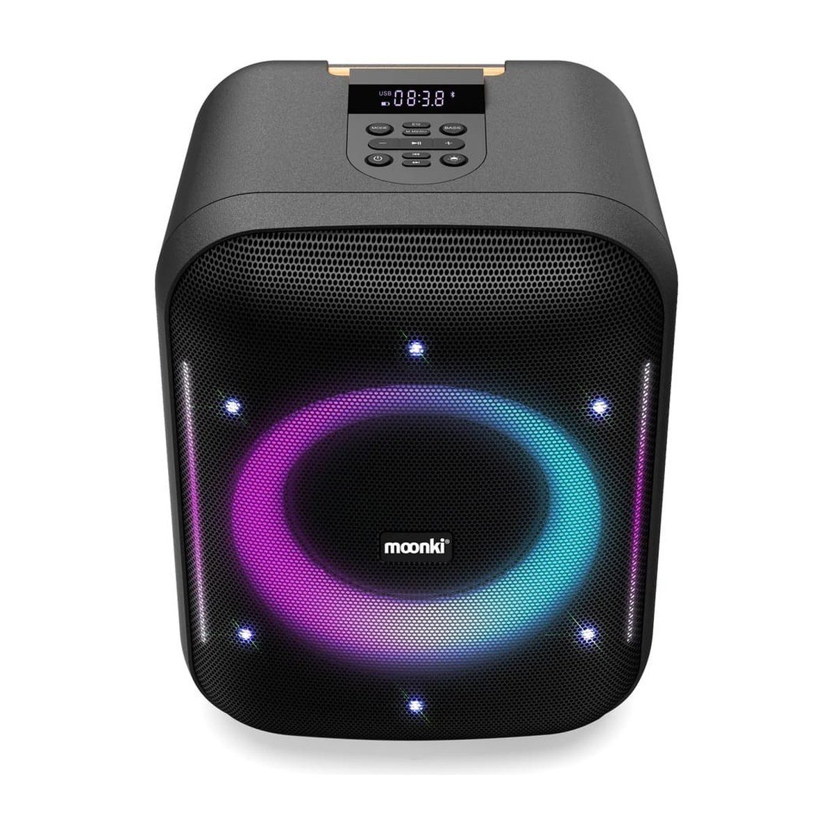 PARLANTE MOONKI BOSSA MINI – BLUETOOTH – RGB – NEGRO