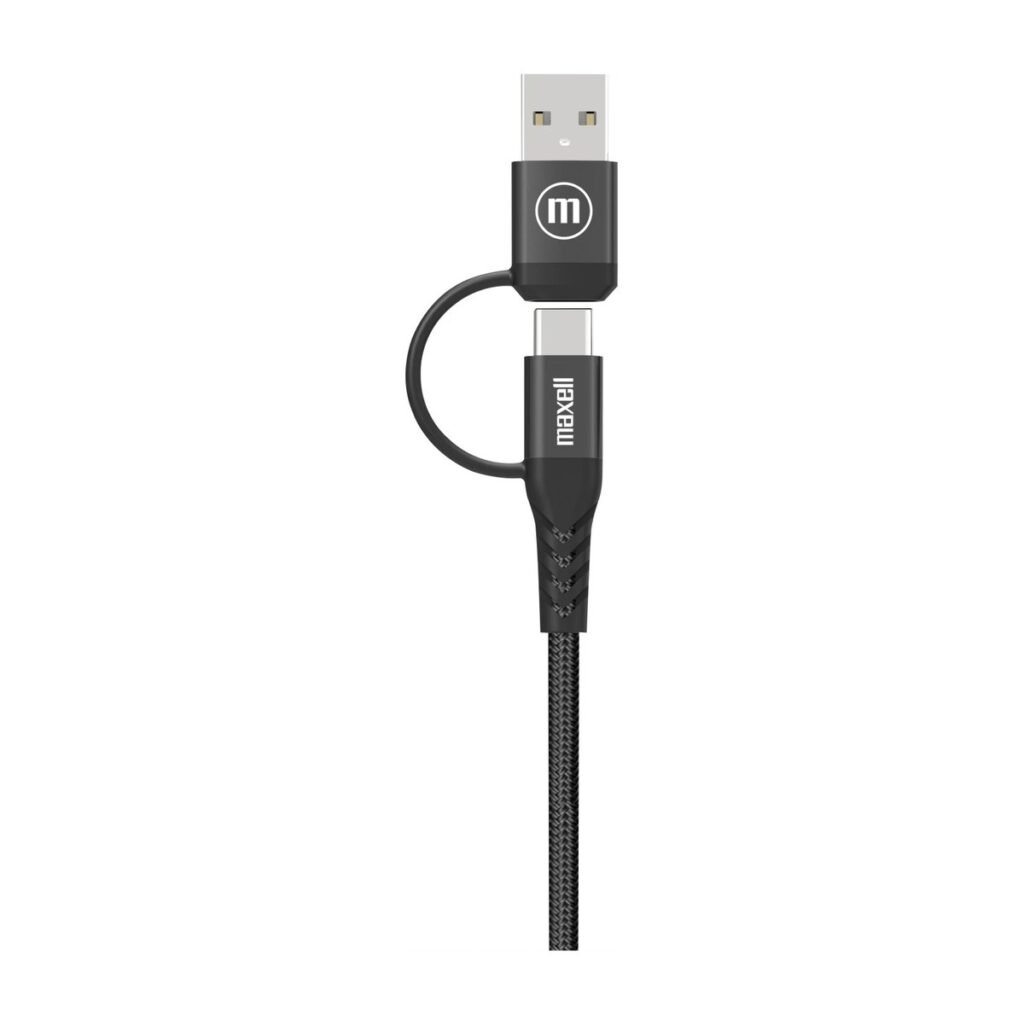 MAXELL TRENZADO USB-C 4-EN-1 1.2M
