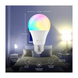 BOMBILLO NEXXT SMART LED RGB 4PACK