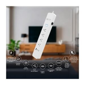 REGLETA NEXXT PROTECTOR DE SOBRETENSION INTELIGENTE WIFI