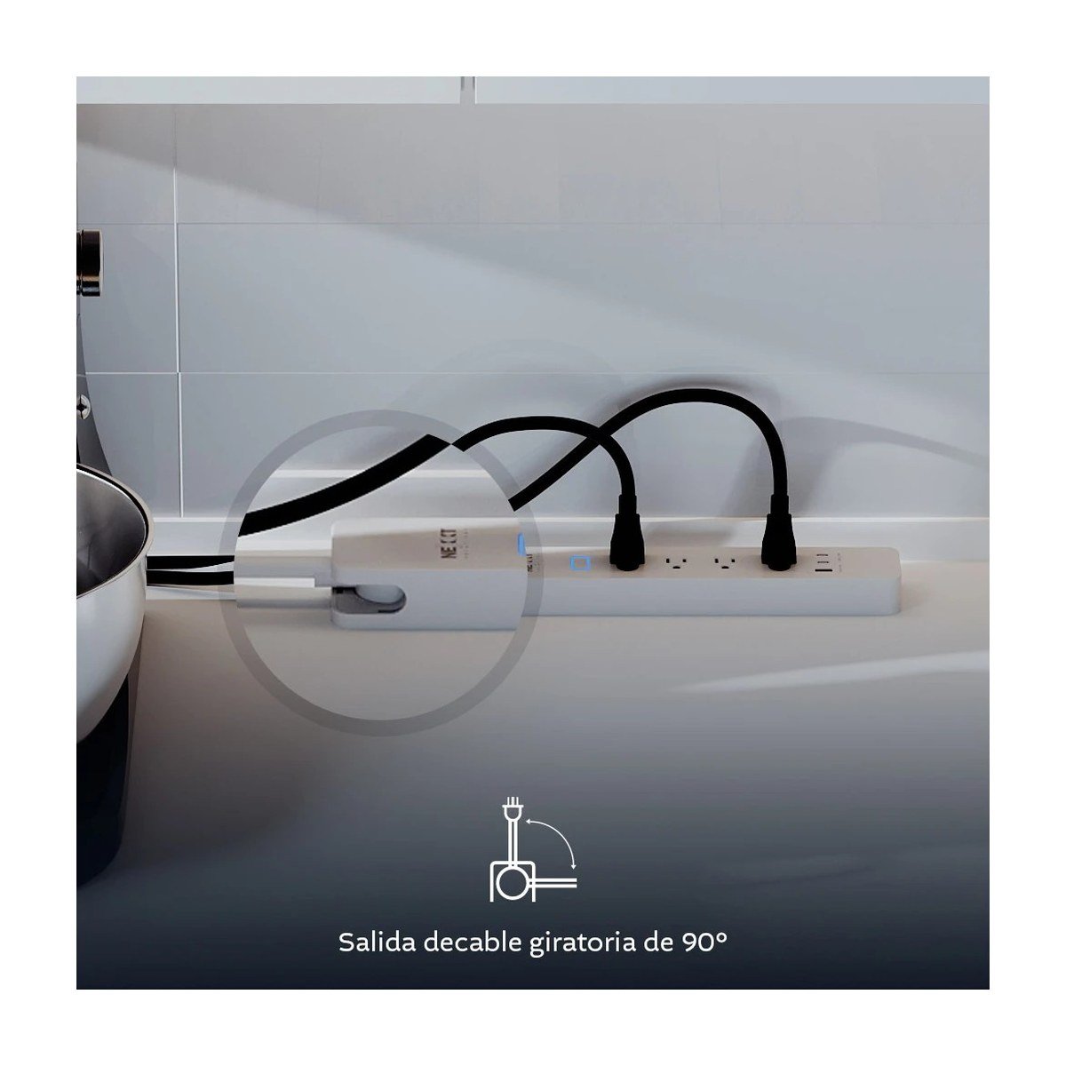 REGLETA NEXXT PROTECTOR DE SOBRETENSION INTELIGENTE WIFI