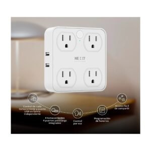 PROTECTOR DE SOBRETENSION INTELIGENTE WIFI NEXXT
