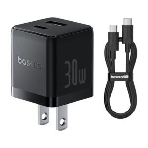 BASEUS PALM 30W USB-A+C CON CABLE