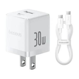 BASEUS PALM 30W USB-A+C CON CABLE