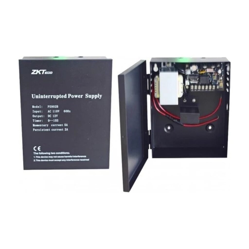 FUENTE DE PODER ZKTECO – 12V-5A 110-240v