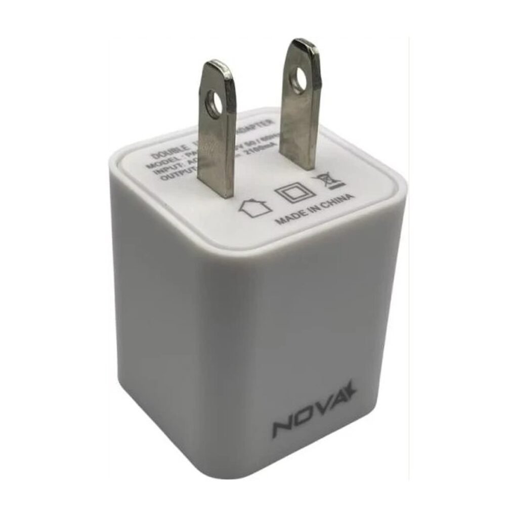 CARGADOR DE PARED NOVA – 2XUSB 10W