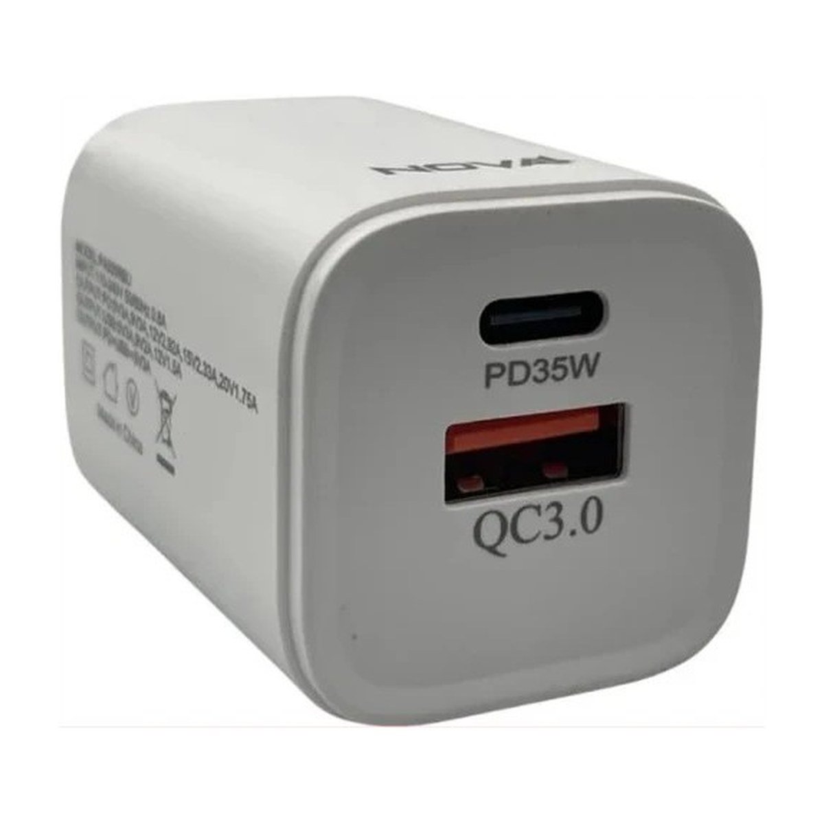 CARGADOR DE PARED NOVA – USB-C – USB 35W