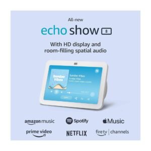 Amazon Echo Show 8 Glacier White – Tercera Generacion