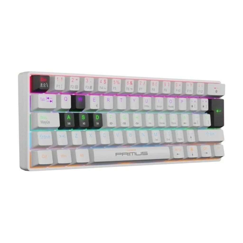 TECLADO MECANICO PRIMUS BALLISTA 61T - BLANCO