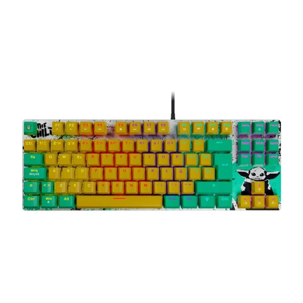 TECLADO GAMING PRIMUS BALLISTA 81T – STAR WARS GROGU – CAFE