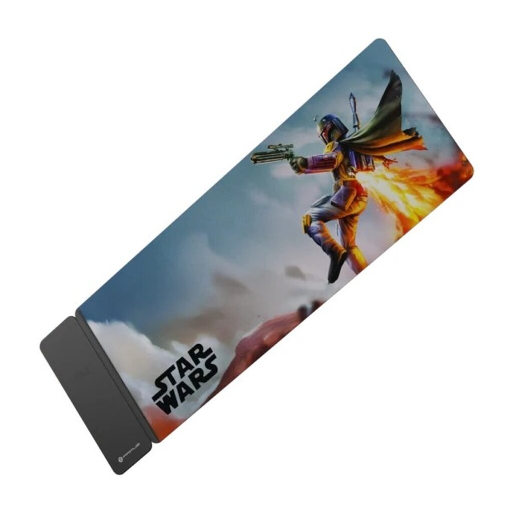MOUSE PAD PRIMUS ARENA XL – STAR WARS BOBA FETT – CON CARGA INALAMBRICA