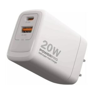 CARGADOR DE PARED UNNO – USB Y USB-C 20W