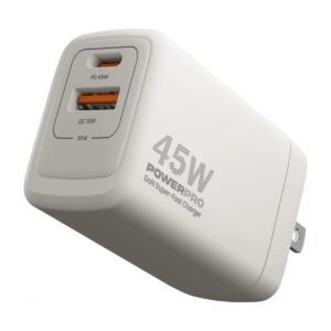 CARGADOR DE PARED UNNO POWERPRO – USB Y USB-C 45W