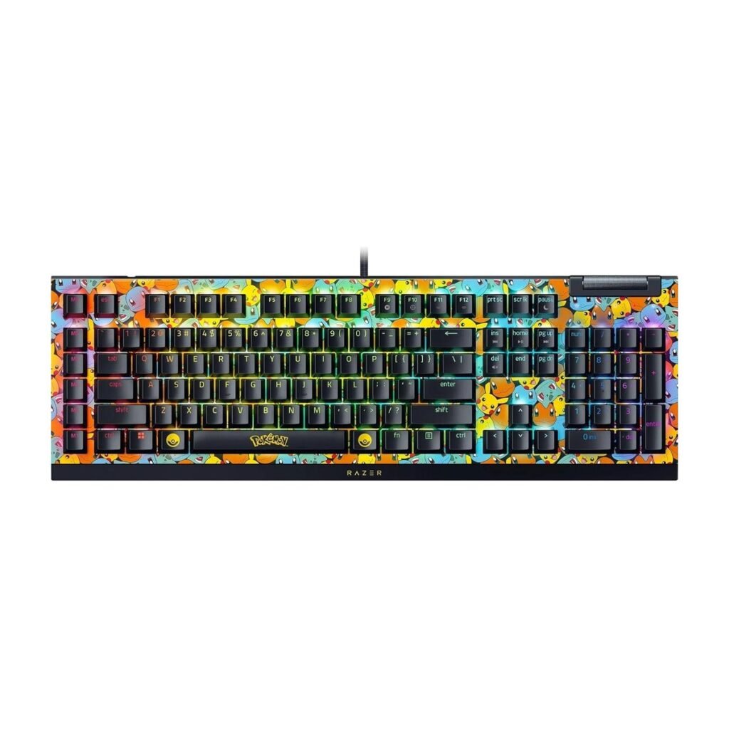 TECLADO GAMING RAZER BLACKWIDOW V4 X - POKEMON
