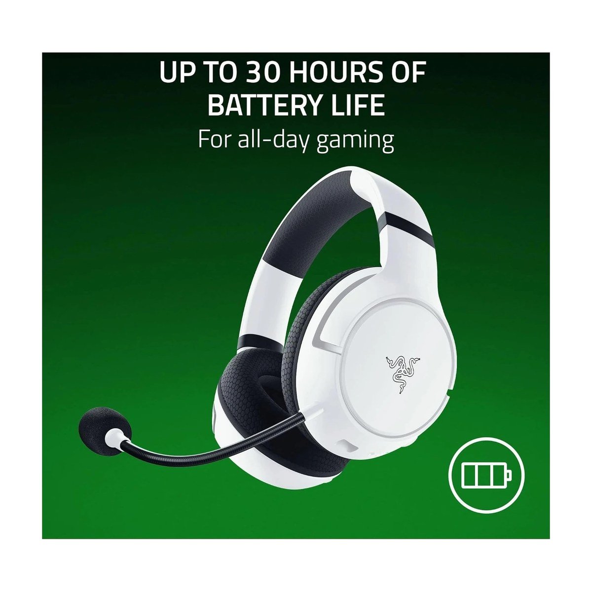 HEADSET RAZER KAIRA HYPERSPEED – LICENCIA XBOX – BLANCO