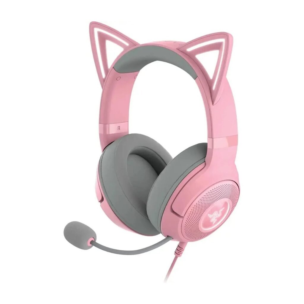 HEADSET RAZER KRAKEN KITTY V2 – QUARTZ