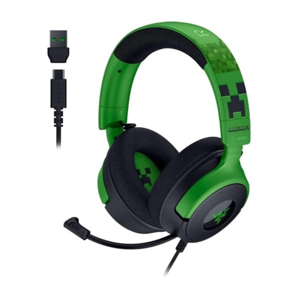 HEADSET RAZER KRAKEN V4 X – MINECRAFT EDITION