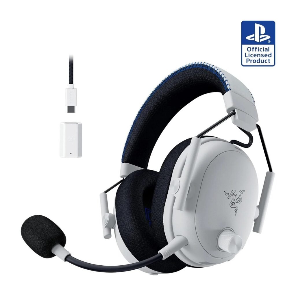 HEADSET RAZER BLACKSHARK V3 PRO – PLAYSTATION – BLANCO