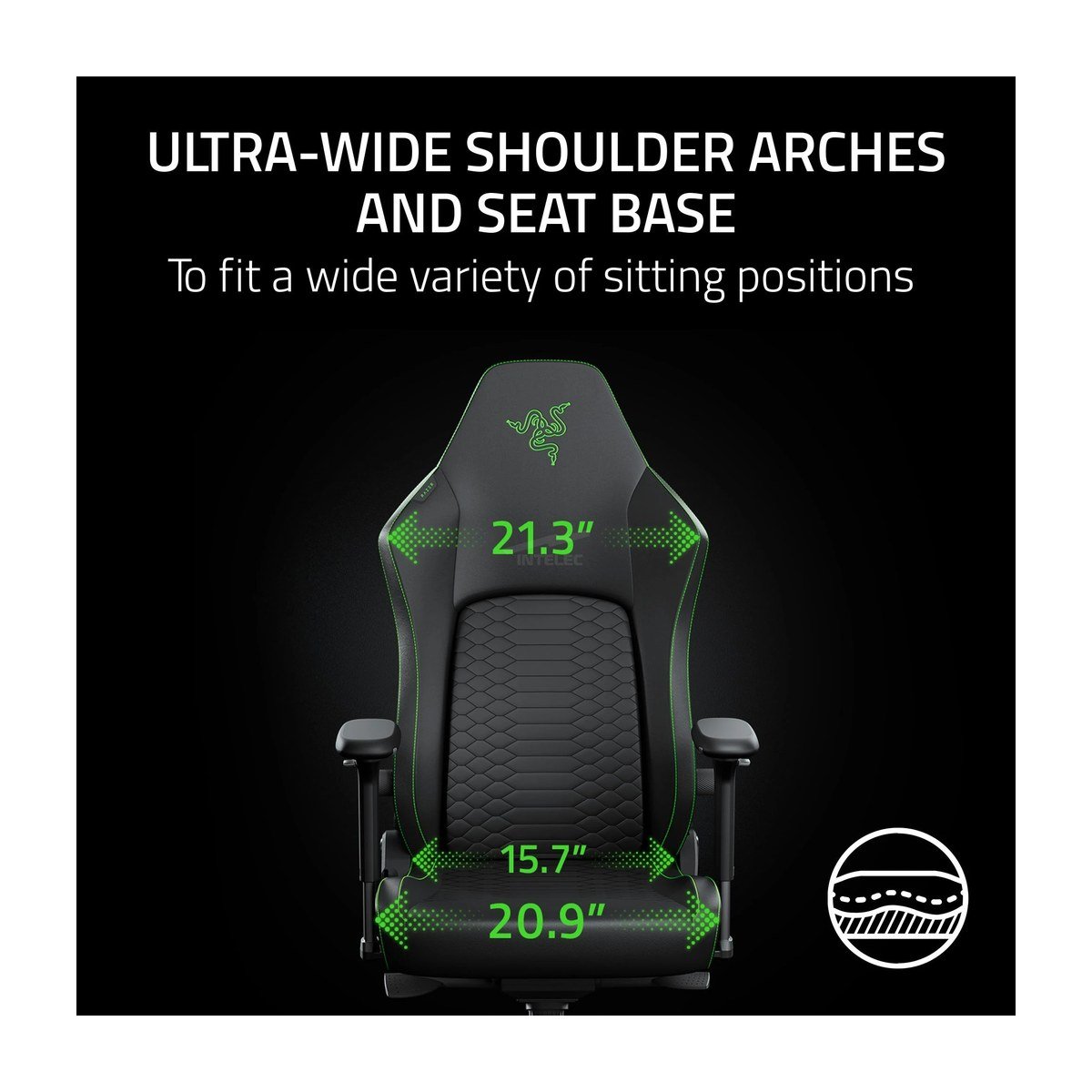 SILLA GAMING RAZER ISKUR V2 NEWGEN – QUARTZ