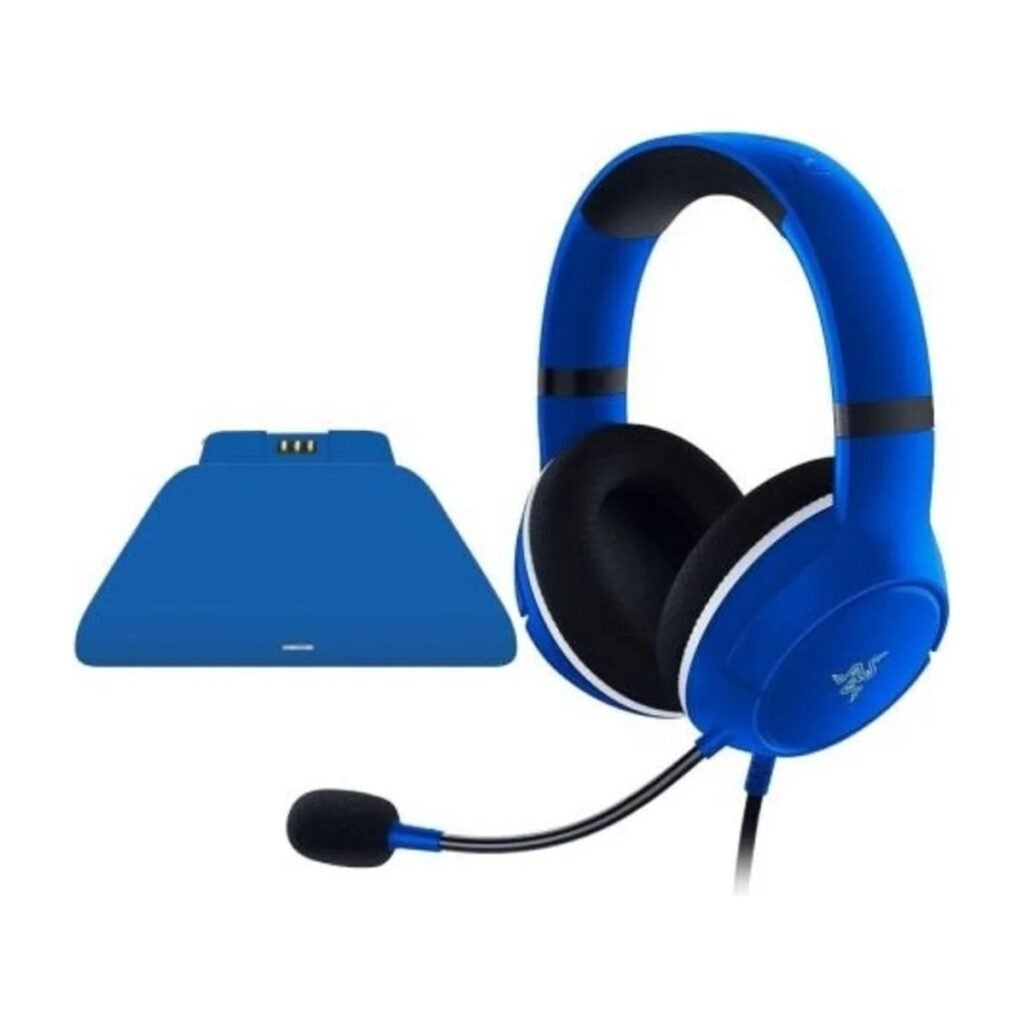 HEADSET RAZER KAIRA X XBOX BUNDLE CARGADOR CONTROL XBOX – AZUL