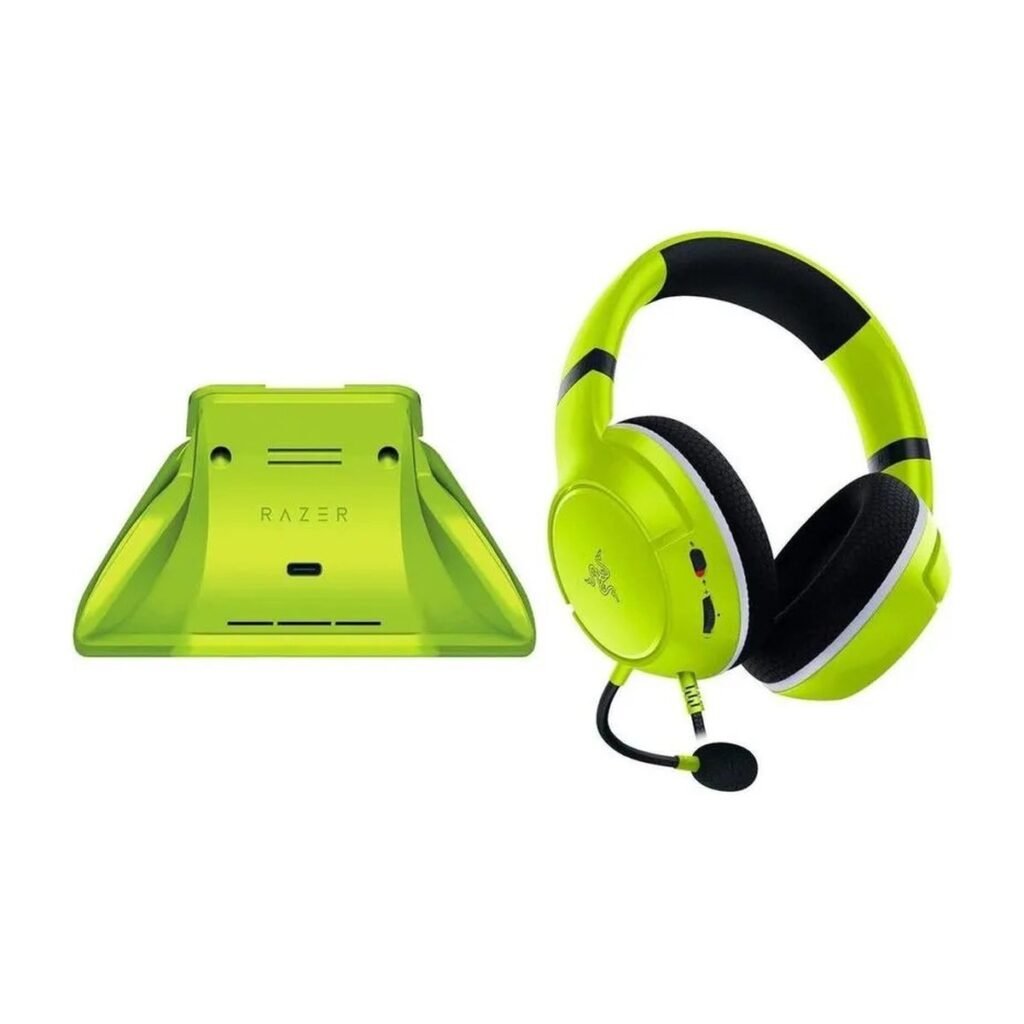 HEADSET RAZER KAIRA X XBOX BUNDLE CARGADOR CONTROL XBOX – VERDE
