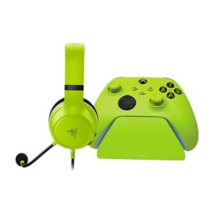 HEADSET RAZER KAIRA X XBOX BUNDLE CARGADOR CONTROL XBOX – VERDE
