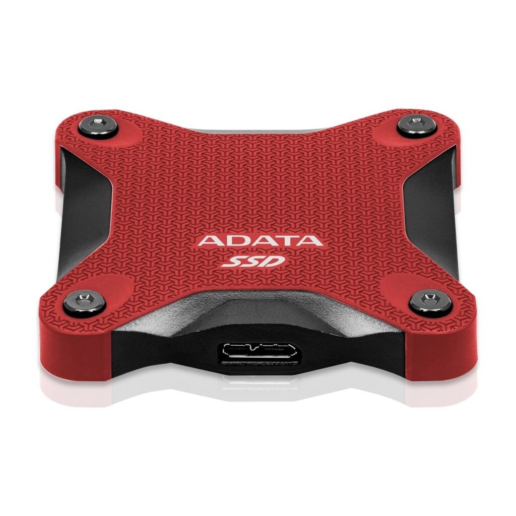 DISCO SSD EXTERNO ADATA SD620 ANTIGOLPES - 2TB - ROJO - 550 MB/s