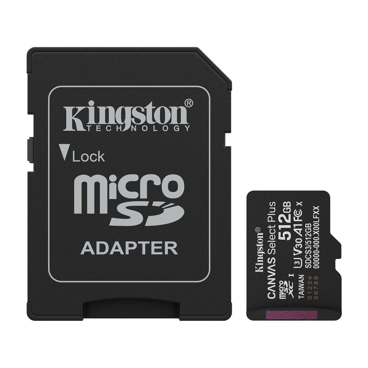MEMORIA MICROSD KINGSTON CANVAS SELECT PLUS A1 – 512GB