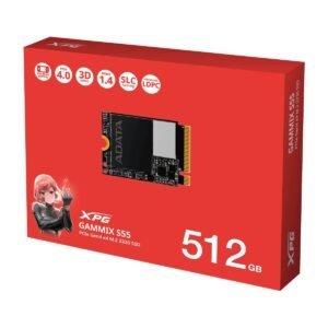 SSD M.2 XPG GAMMIX S55 – 512GB – 2230 – 5000/3700 MB/s