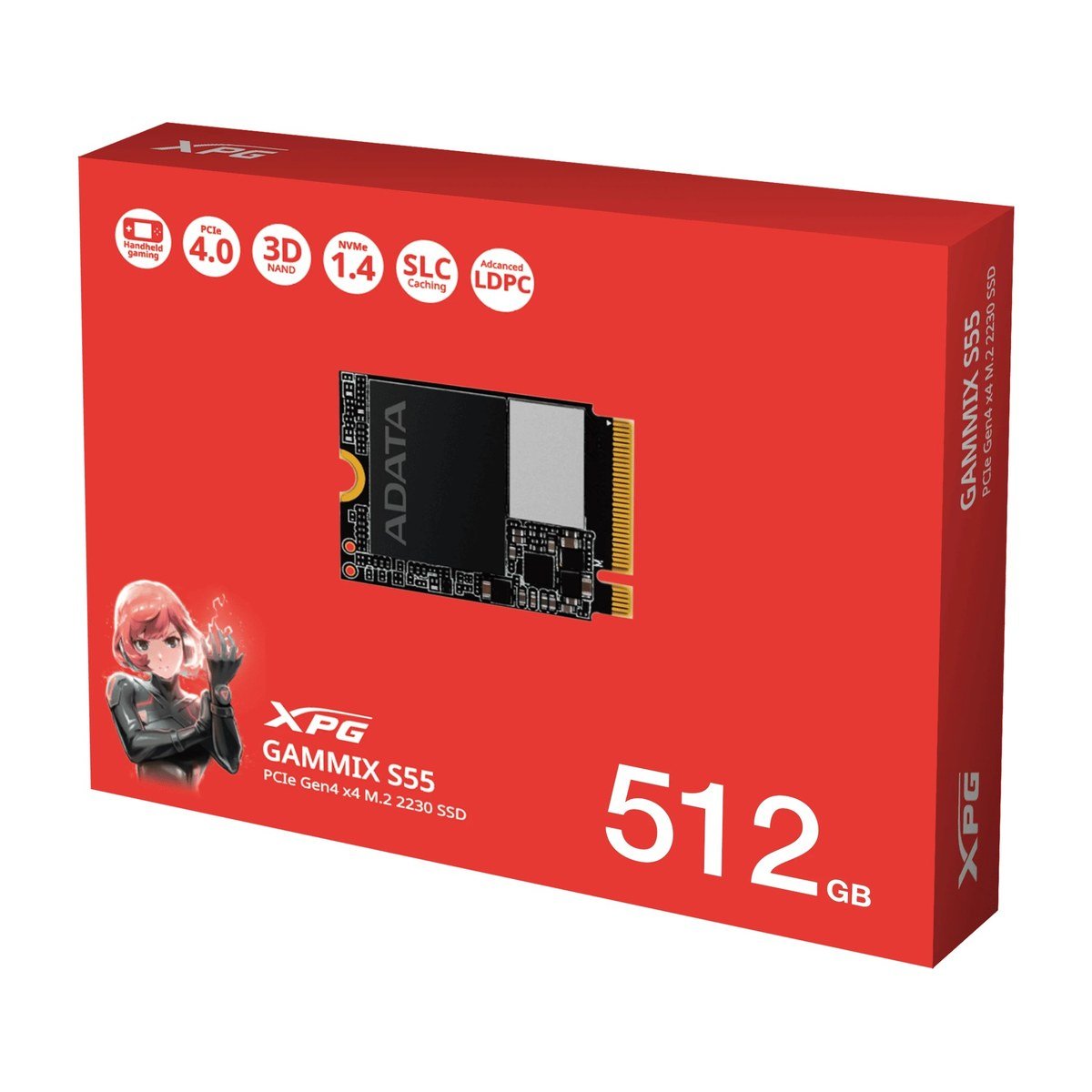 SSD M.2 XPG GAMMIX S55 – 512GB – 2230 – 5000/3700 MB/s