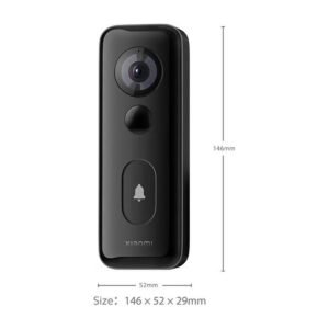 Timbre Inteligente – Xiaomi Smart Doorbell 3S – Negro – BHR7068GL