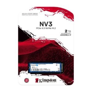 SSD M.2 Kingston NV3 NVMe PCie – 2TB – 6000/5000 MB/s