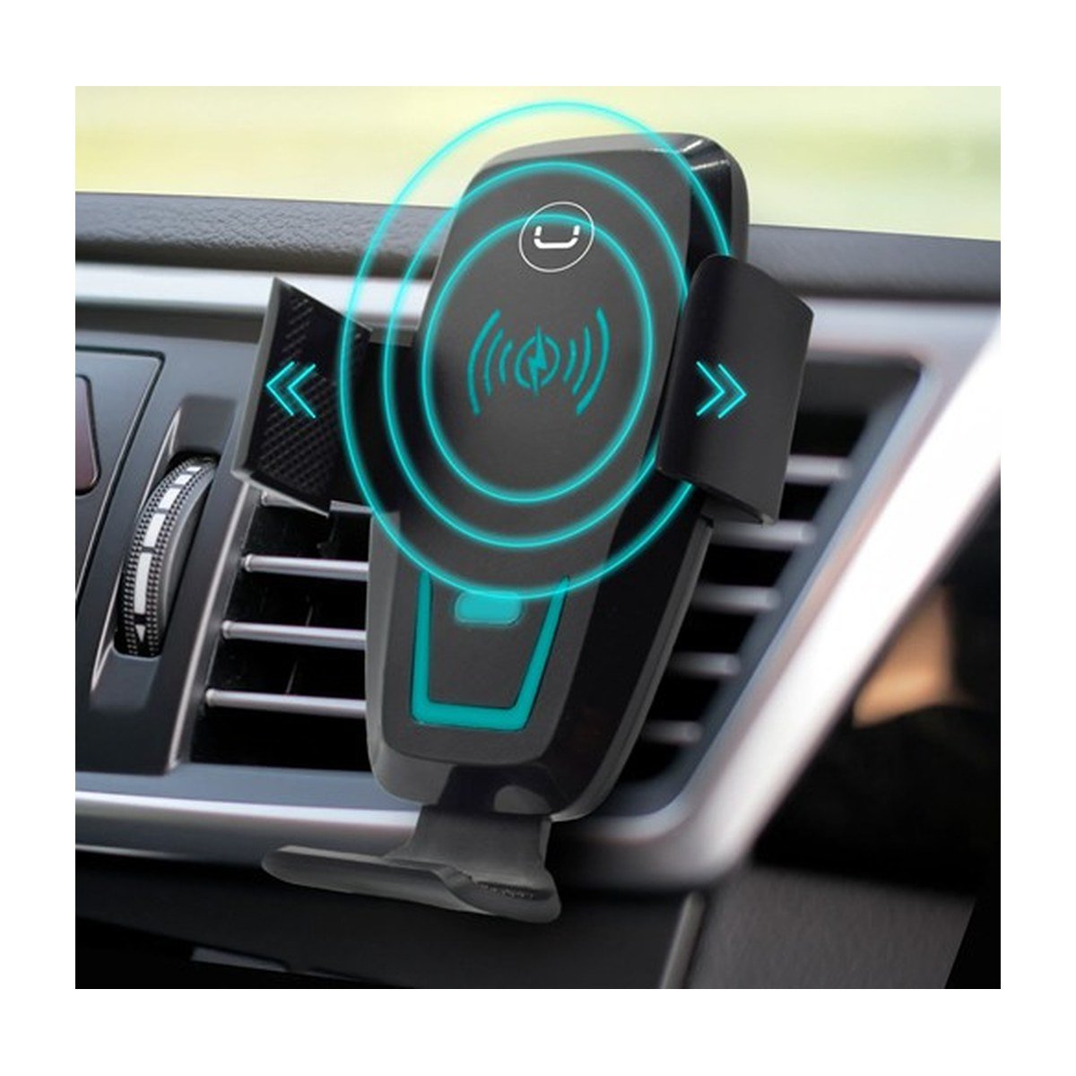 Soporte de celular Extensible UNNO TEKNO para carro con Cargador Inalámbrico – CH3010BK