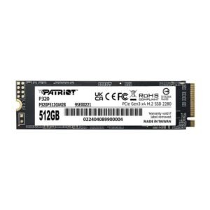 Patriot P320 512 GB PCIe Gen3 x4 – P320P512GM28