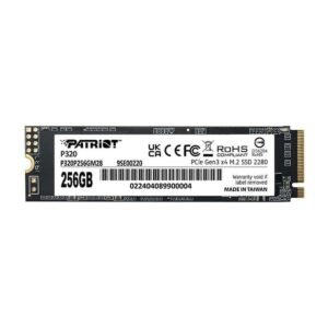 Patriot P320 256GB PCIe Gen3 x4 – P320P256GM28