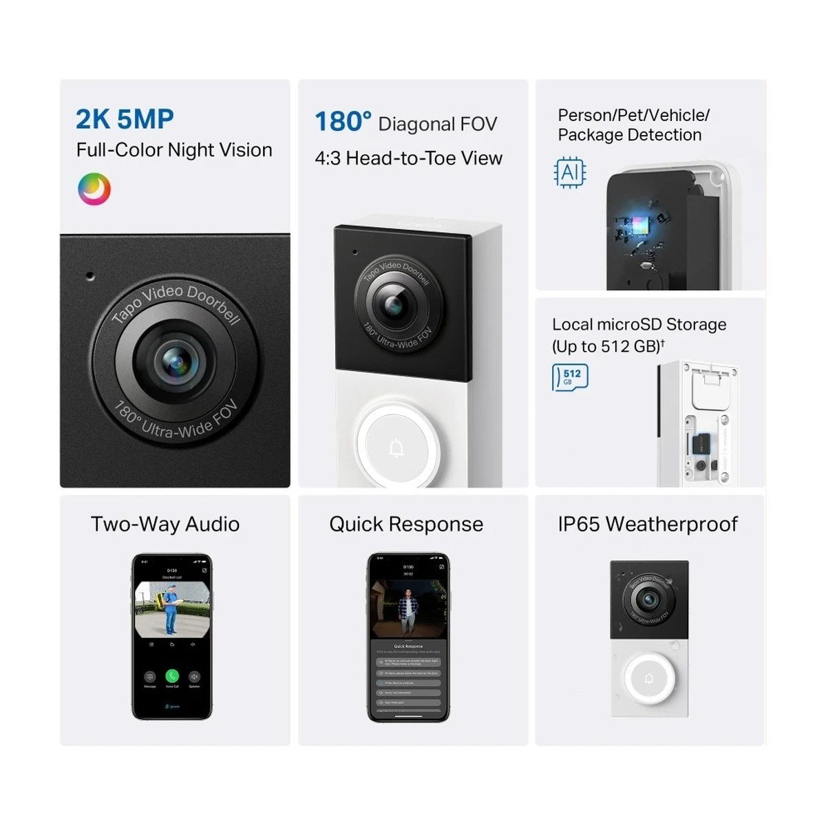 TIMBRE INTELIGENTE TP-LINK TAPO D130
