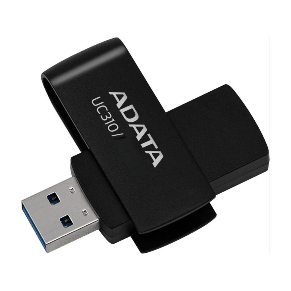 MEMORIA USB ADATA UC310 – USB 3.2 – 256GB – NEGRO – 100MB